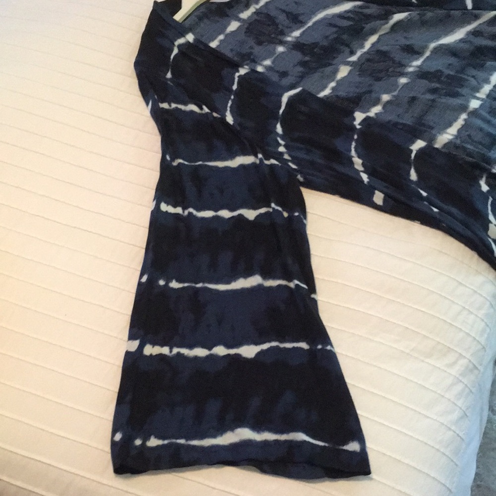 Xhilaration blue tie dye kimono cardigan - Picture 5 of 8